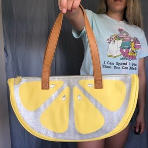 NWOT Luv Betsey Johnson Lemon Cooler Lunch Box Bag